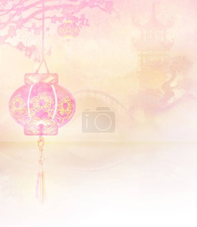 Photo for Mid-Autumn Festival for Chinese New Year - card - Royalty Free Image