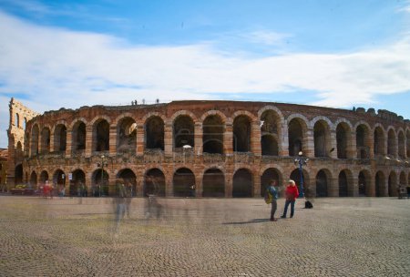 Photo for Arena Di Verona, travel place on background - Royalty Free Image