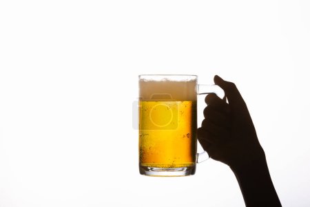Téléchargez les photos : Tasse de bière à la main - en image libre de droit