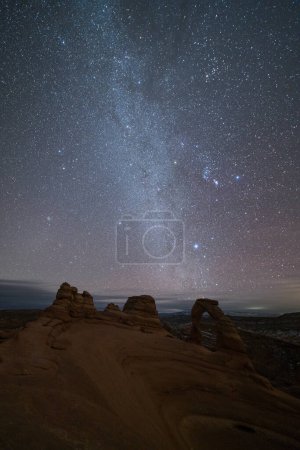 Photo for Astrophotography, Milky Way in sky, beautiful galaxy in sky - Royalty Free Image