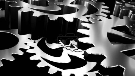 Photo for Gears and cogs macro - Royalty Free Image