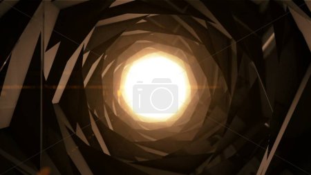 Photo for Digital background with nice abstract tunnel - Royalty Free Image
