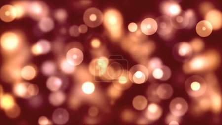 Photo for "Background with nice red bokeh 3D rendering" - Royalty Free Image