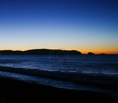 Téléchargez les photos : Majestueuse vue sur le paysage marin au coucher du soleil, la nature au Mexique - en image libre de droit