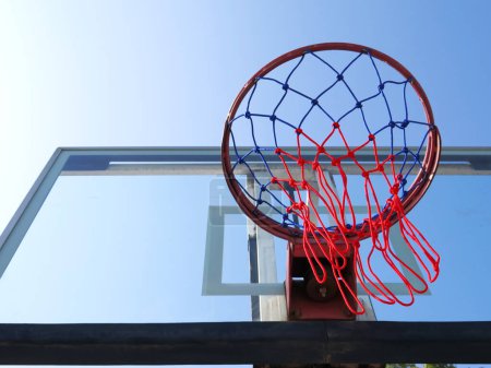 Photo for Basketball Net background view - Royalty Free Image