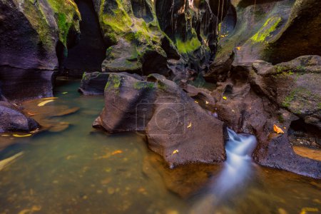 Foto de Beautiful Hidden canyon in the Bali - Imagen libre de derechos