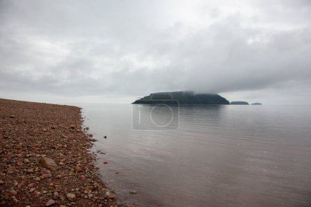 Photo for Mist over an island - Royalty Free Image
