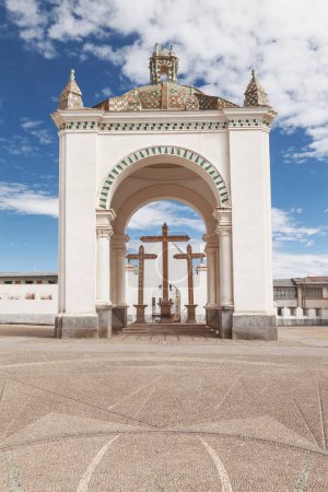 Téléchargez les photos : Basilique Notre-Dame de Copacabana Bolivie - en image libre de droit