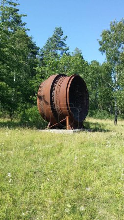 Foto de Enorme círculo de hierro en las afueras de Estocolmo - Imagen libre de derechos