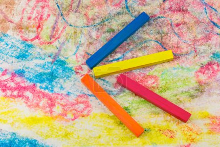 Photo for Group of colorful chalk - Royalty Free Image