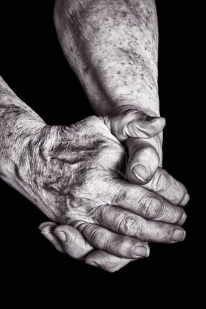 Photo for Senior person hands close up - Royalty Free Image