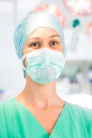 Photo for Hospital - doctor surgeon in operation theater - Royalty Free Image