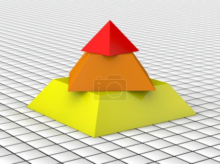 Photo for Close up Pyramid, colorful picture - Royalty Free Image