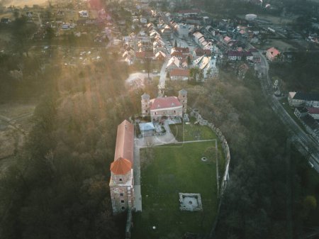 Foto de Vista panorámica de la ciudad vieja Toszek - Imagen libre de derechos