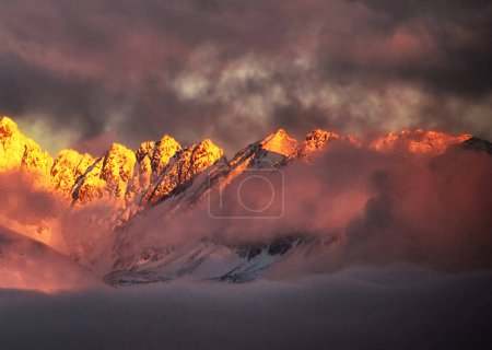 Photo for Mountain view during sunset - Royalty Free Image