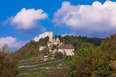 Téléchargez les photos : Château Hornberg, Neckarzimmern, Baden-Wrttemberg, Allemagne - en image libre de droit
