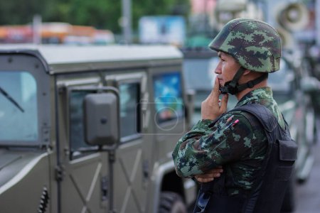 Téléchargez les photos : Coup d'Etat militaire à Thaïlande - en image libre de droit