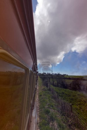 Téléchargez les photos : Vieux train - Île de Man - en image libre de droit
