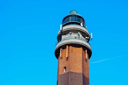 Photo for Le Touquet Lighthouse over blue sky - Royalty Free Image
