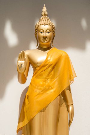 Photo for Golden Buddha close up - Royalty Free Image