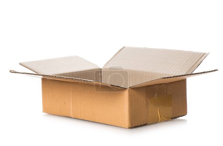 Photo for Cardboard box close up - Royalty Free Image