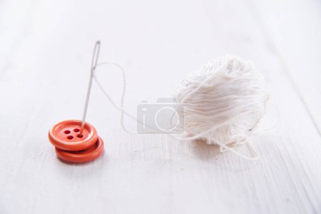 Photo for Close-up view of Tailor Accessories - Royalty Free Image