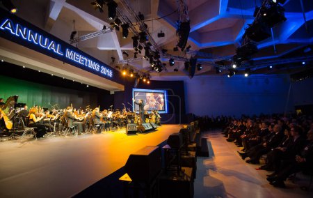 Téléchargez les photos : Réunion annuelle du Forum économique mondial de Davos 2015 - en image libre de droit