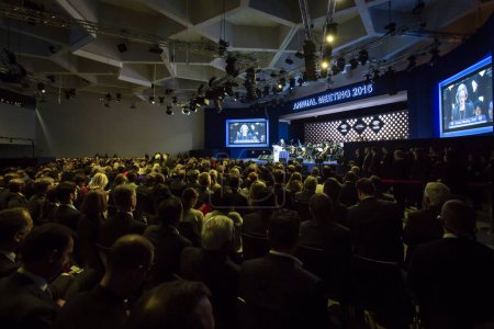 Foto de Reunión anual del Foro Económico Mundial de Davos 2015 - Imagen libre de derechos
