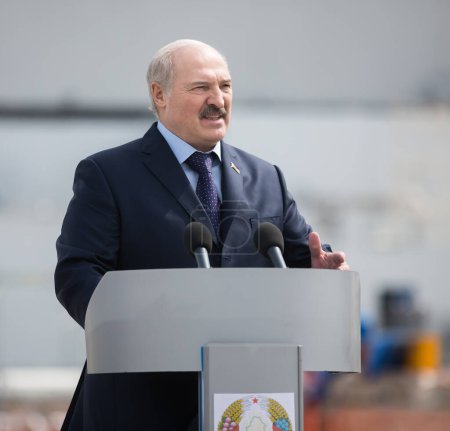 Foto de Presidente de Belarús Alexander Lukashenko - Imagen libre de derechos