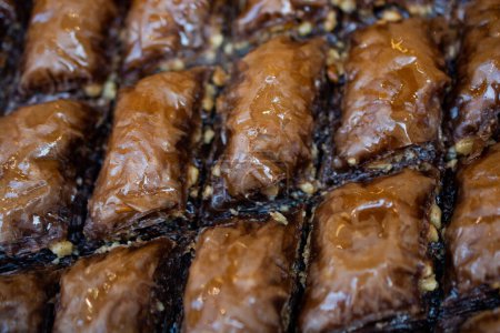 Photo for "Traditional Turkish dessert Baklava from Turkey" - Royalty Free Image