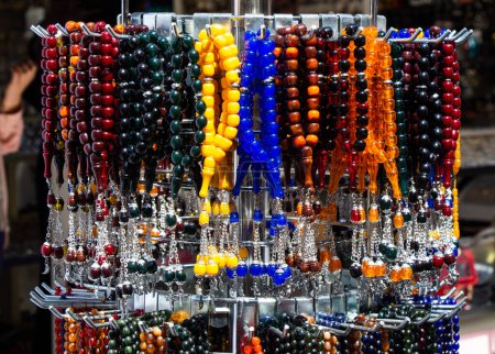 Foto de Conjunto de rosarios de oración para la meditación y la oración - Imagen libre de derechos