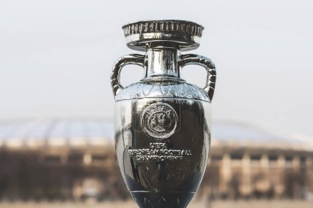Photo for European Football Championship. trophy cup - Royalty Free Image
