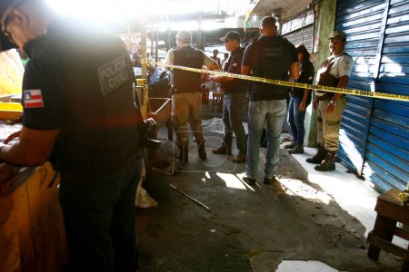 Photo for Crime scene in Salvador - Royalty Free Image