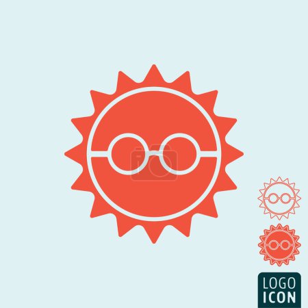 Photo for Sun icon isolated illustration - Royalty Free Image