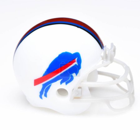 Photo for Football Helmet for the Buffalo Bills - Royalty Free Image