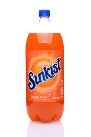 Photo for Sunkist Orange Soda close-up view - Royalty Free Image
