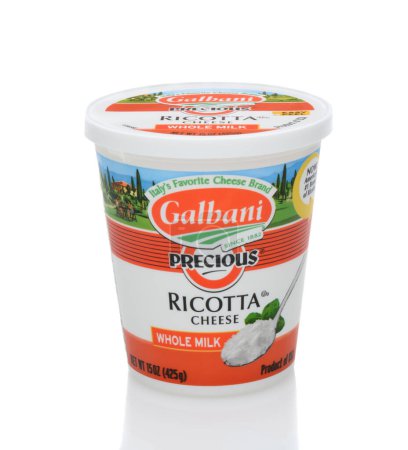 Photo for Galbani Precious Ricotta Cheese close-up view - Royalty Free Image
