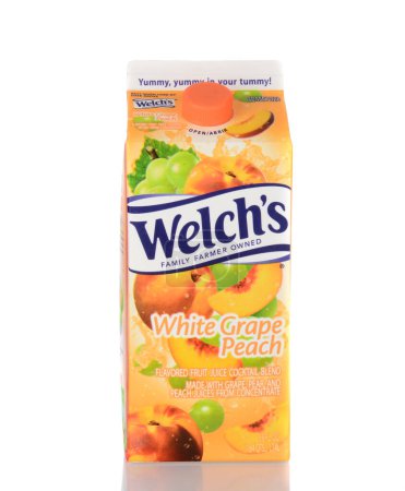 Photo for Welchs White Grape Peach Juice - Royalty Free Image
