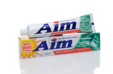 Photo for Aim Toothpaste close-up view - Royalty Free Image
