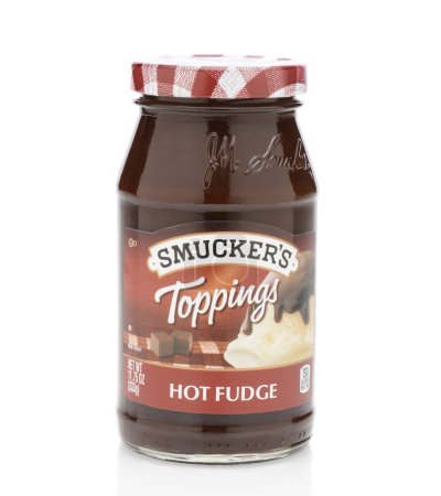 Téléchargez les photos : Smuckers Hot Fudge close-up view - en image libre de droit