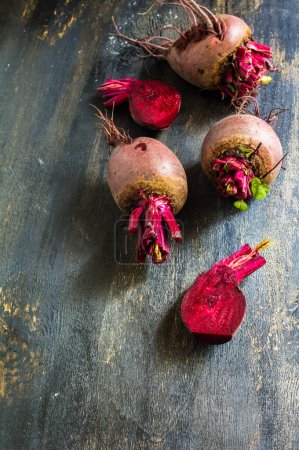 Photo for Close-up view of fresh organic beets - Royalty Free Image