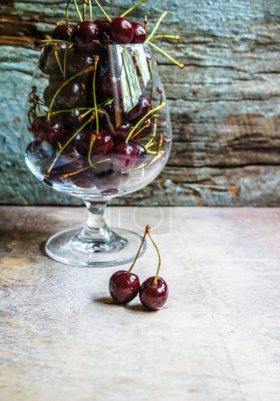 Photo for Fresh cherry, close up - Royalty Free Image