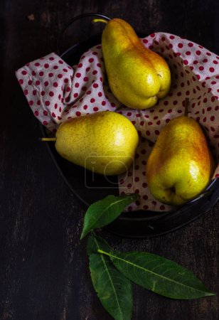 Foto de Frutas frescas de pera orgánica, primer plano - Imagen libre de derechos