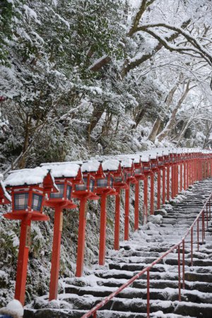 Photo for Kifune shrine winter view - Royalty Free Image
