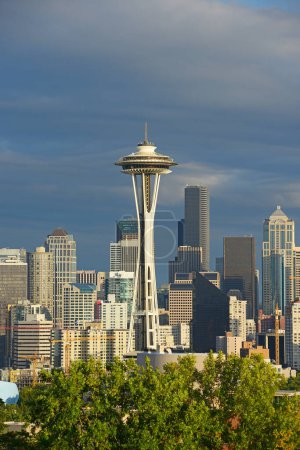 Foto de Torre de aguja espacial en Seattle, Estados Unidos - Imagen libre de derechos