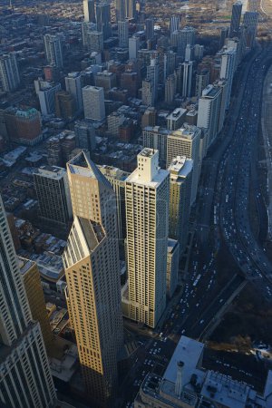 Téléchargez les photos : Bâtiment chicago, vue urbaine - en image libre de droit