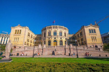 Téléchargez les photos : "Vue du parlement nordique à Oslo
" - en image libre de droit