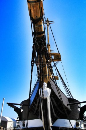 Foto de Antique frigate of the portuguese navy in Almada - Imagen libre de derechos