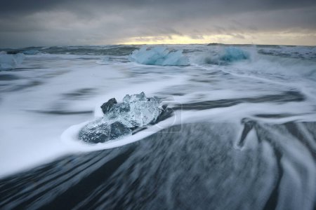 Photo for Landscape of iceberg beach - Royalty Free Image