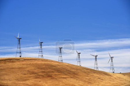 Foto de Concepto de energía eólica. energía renovable - Imagen libre de derechos